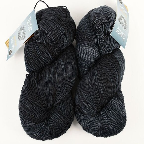 Fleece Artist Merino Slim Yarn 2 Skeins Superwash Merino Wool Hand Dyed Slate - Picture 1 of 4